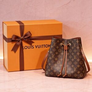 <AUTHENTIC>Louis Vuitton NeoNoé Monogram Canvas Bucket Bag